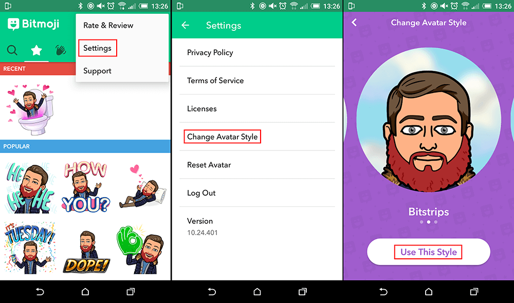 How to Create and Use BitMoji Deluxe Avatars on Snapchat.